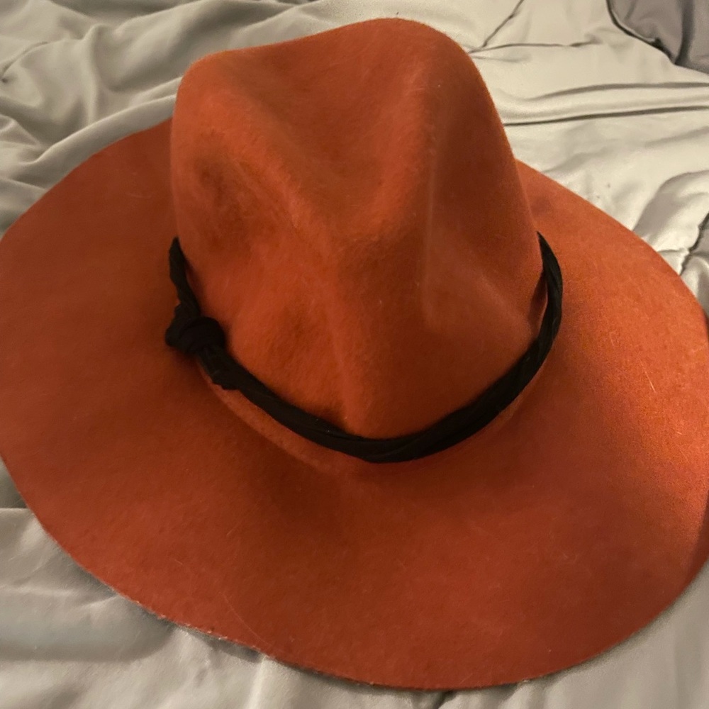 AEO Wool Panama Hat - rust
